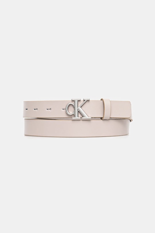 Kožený pásek Calvin Klein růžová LV04K7017G