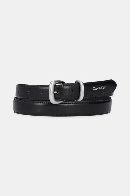 Calvin Klein pasek skórzany czarny LV04K7012G