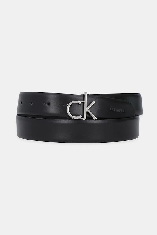Calvin Klein pasek skórzany czarny LV04F7033G