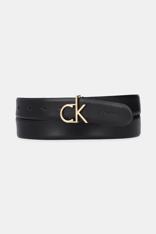 Calvin Klein pasek skórzany czarny LV04F7033G