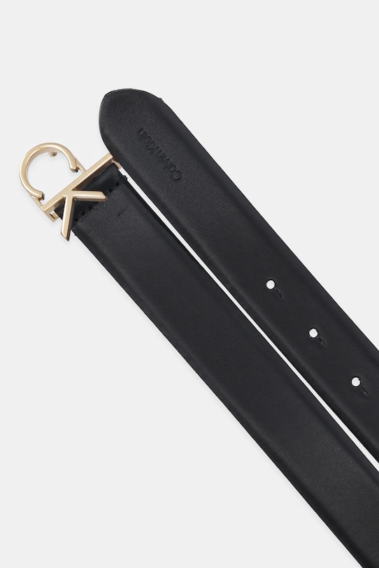 Kožený pásek Calvin Klein LV04F7033G černá AW25