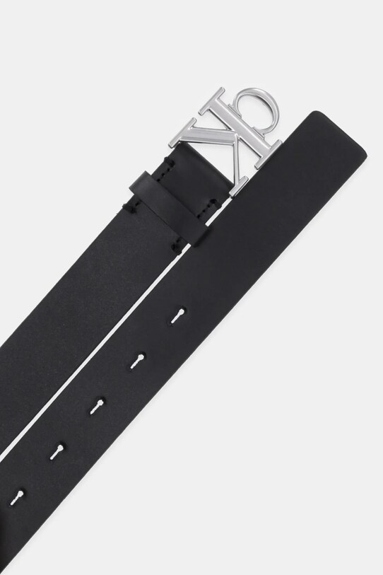 Calvin Klein pasek skórzany LV04K7018G czarny AW25