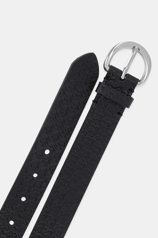 Calvin Klein pasek skórzany LV04K7019G czarny AW25