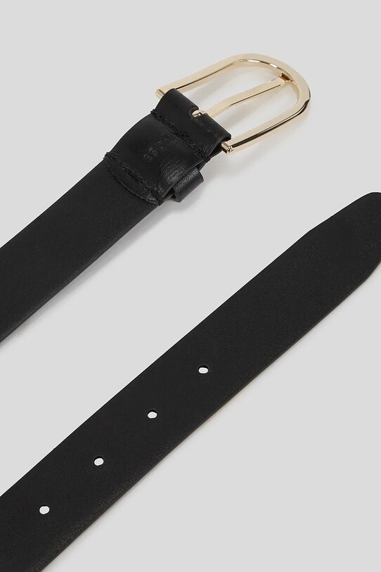 Аксесуари Шкіряний ремінь Karl Lagerfeld K/AUTOGRAPH A3W33041 чорний