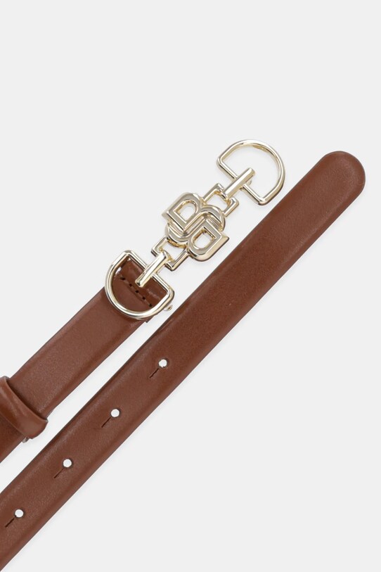 Шкіряний ремінь BOSS 50548623 коричневий AW25