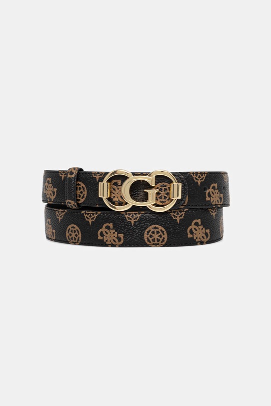 Ζώνη Guess απομίμηση λείου δέρματος καφέ BW9244.P5330