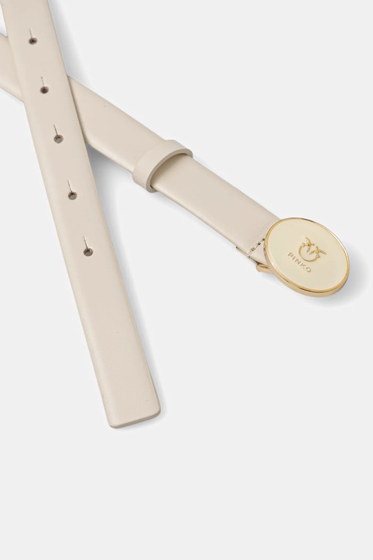 Pinko cintura in pelle 105466.A2QL beige AW25