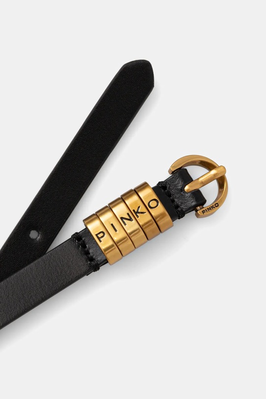 Pinko pasek skórzany 105479.A1AC czarny AW25