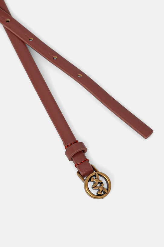 Шкіряний ремінь Pinko 105481.A2QP червоний AW25