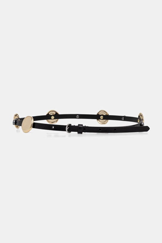 Pinko cintura in pelle nero 105536.A1AC