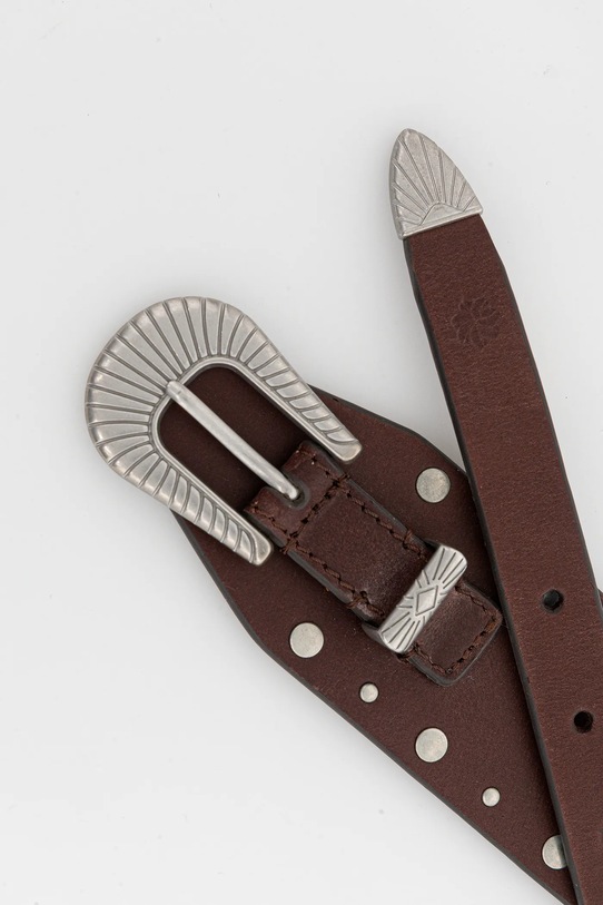 Hoss Intropia curea de piele 5022314 maro AW25