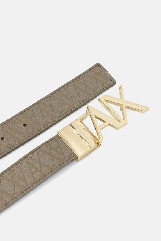 Armani Exchange curea cu două fețe XW001203.AF19298 verde AW25
