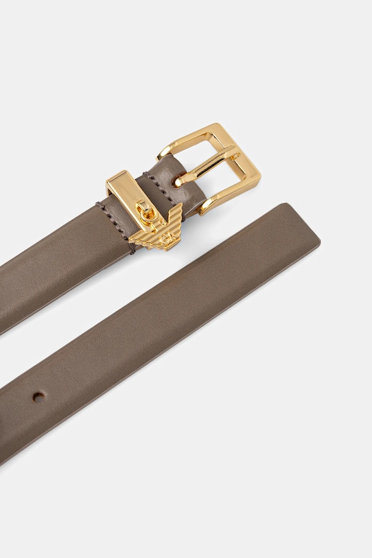 Emporio Armani pasek skórzany EW002024.AF16227 zielony AW25