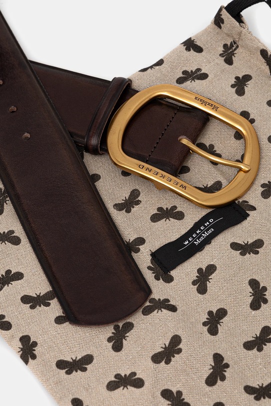 Accessori Weekend Max Mara cintura in pelle CLAVIER 2525506025600 marrone