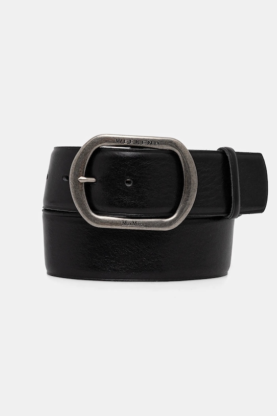 Weekend Max Mara pasek skórzany CLAVIER czarny 2525506025600