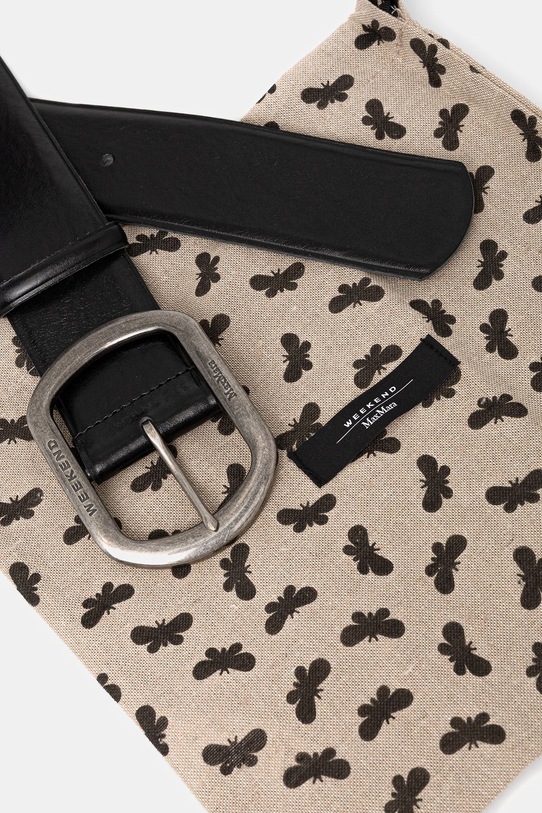 Accessori Weekend Max Mara cintura in pelle CLAVIER 2525506025600 nero