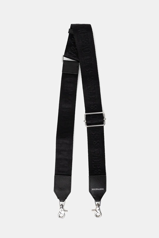 ZADIG&VOLTAIRE pasek do torebki LWOG00041 czarny AW25