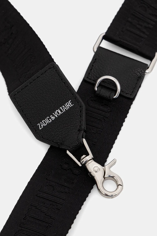 Akcesoria ZADIG&VOLTAIRE pasek do torebki LWOG00041 czarny