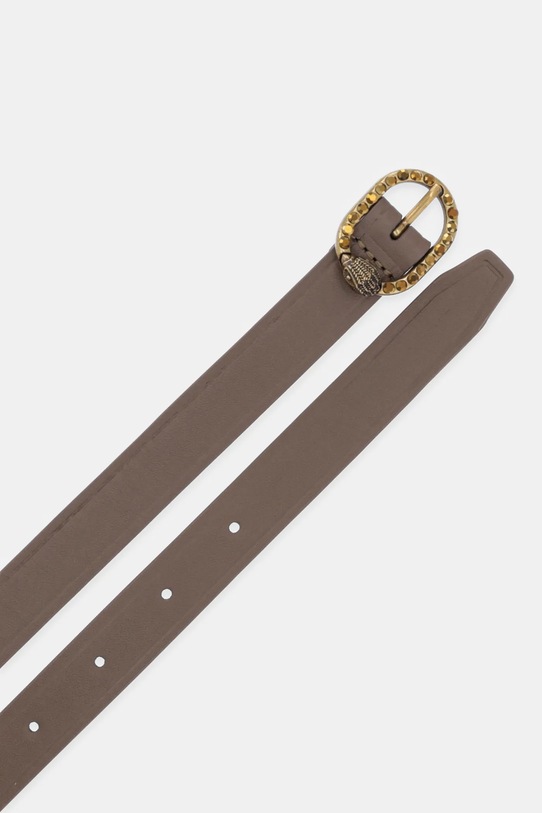 Kurt Geiger London curea de piele 3654047109 maro AW25