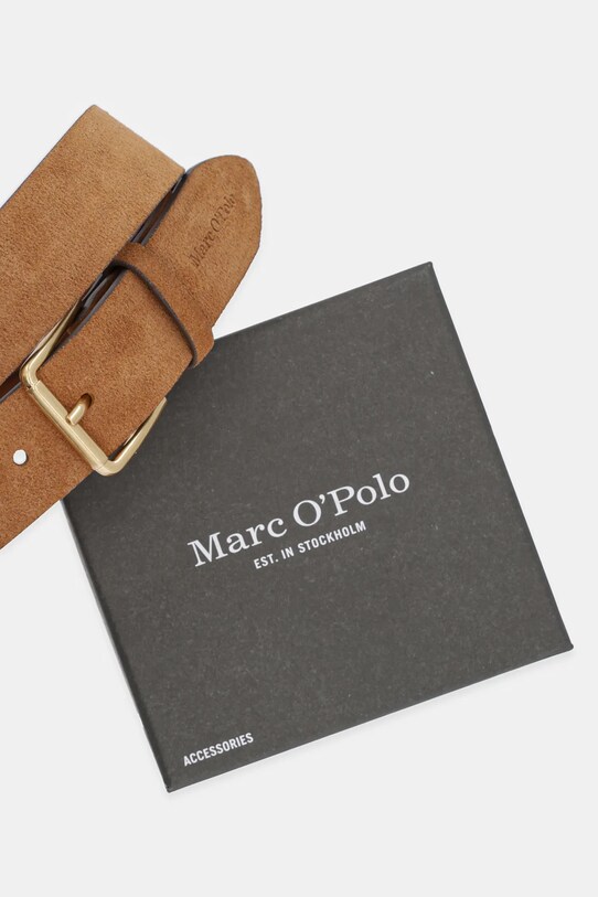 Akcesoria Marc O'Polo pasek skórzany 50617739501205 brązowy
