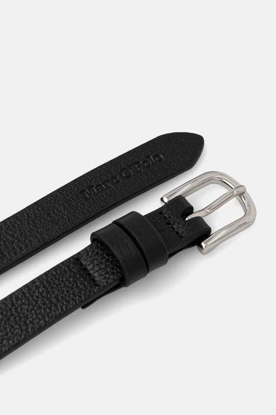 Marc O'Polo pasek skórzany 50817739501133 czarny AW25