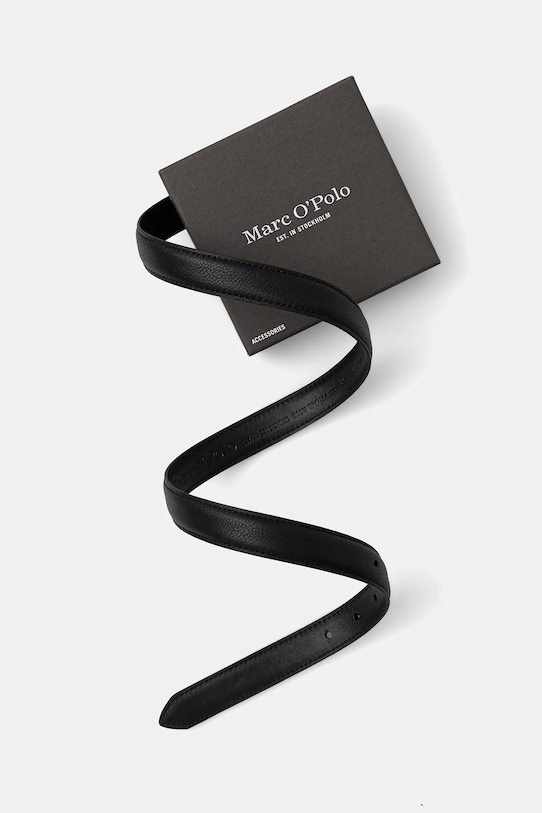 Accesorii Marc O'Polo curea de piele 50817739503138 negru