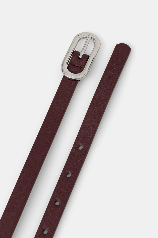 Sisley pasek 6QBBWL022 bordowy AW25