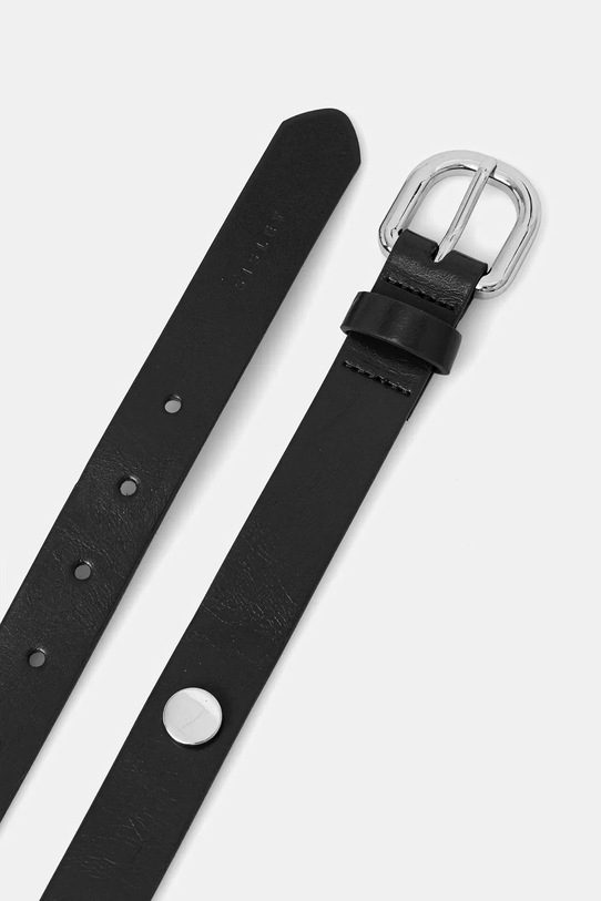 Sisley pasek 6QBXWL037 czarny AW25