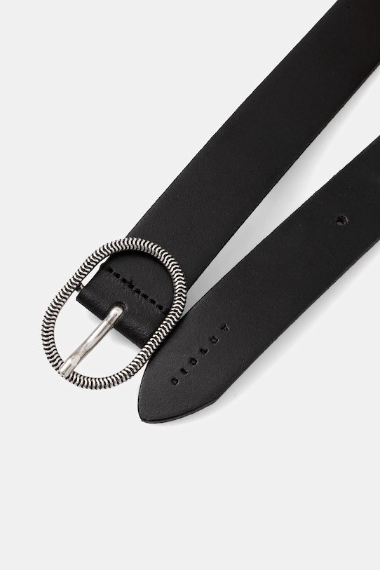 Kožni remen Sisley 6R3NWL032 crna AW25