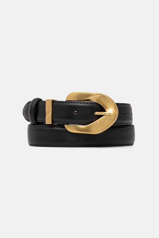 Ремінь Aldo імітація лицьової шкіри чорний RAIYNE.970