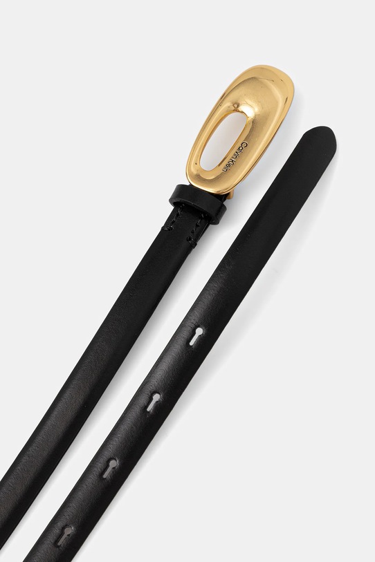 Шкіряний ремінь Calvin Klein LV04F7022G чорний AW25