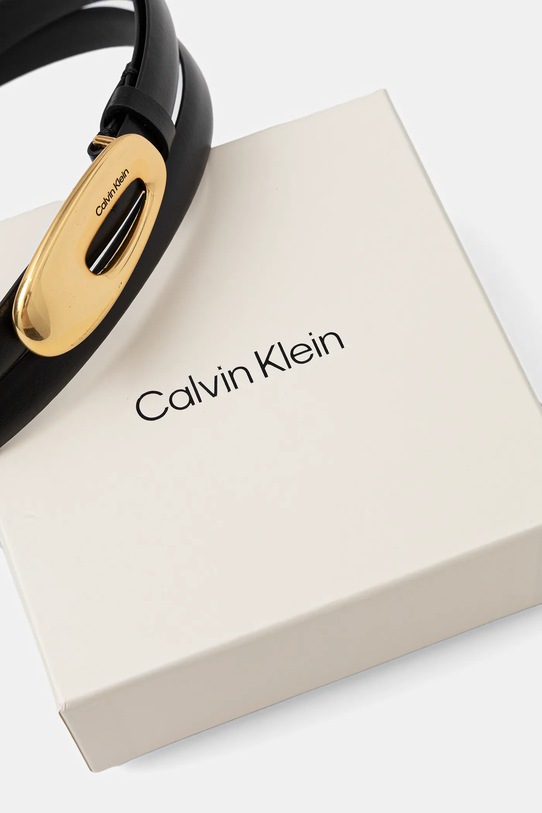 Аксесуари Шкіряний ремінь Calvin Klein LV04F7022G чорний