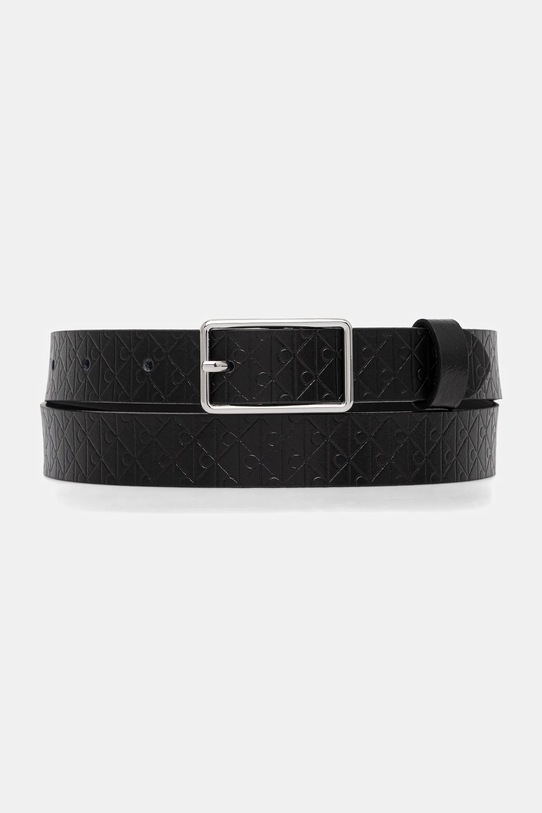 Calvin Klein pasek skórzany czarny LV04F7049G