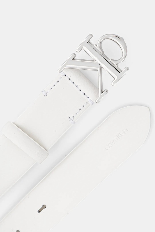Calvin Klein pasek skórzany LV04F7054G biały NC25