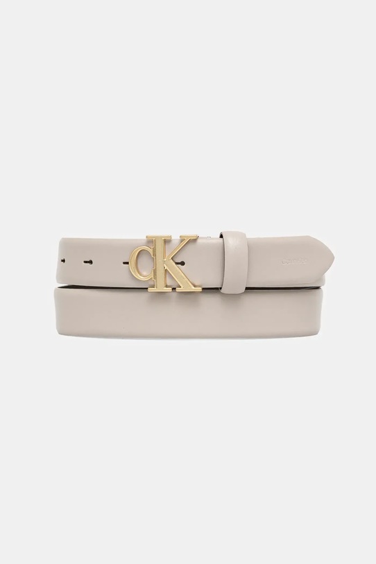 Calvin Klein curea de piele Gift Box bej LV04F7054G