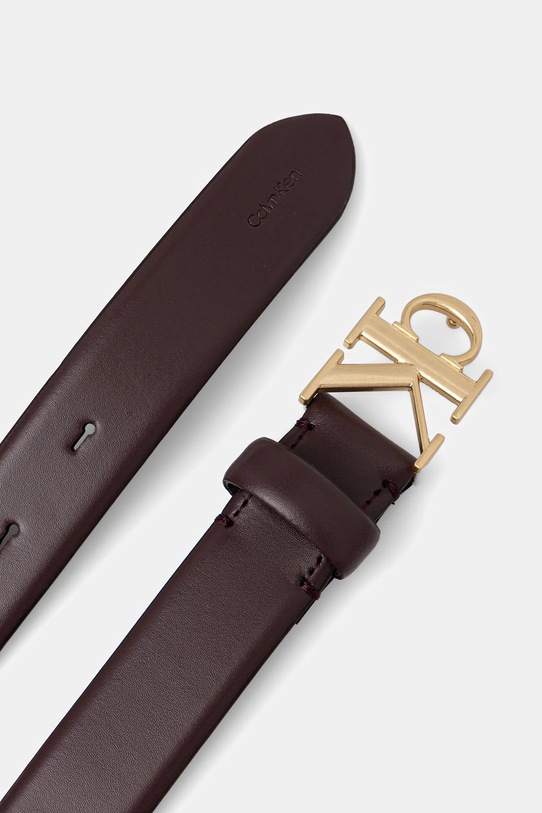 Calvin Klein pasek skórzany LV04F7054G brązowy AW25