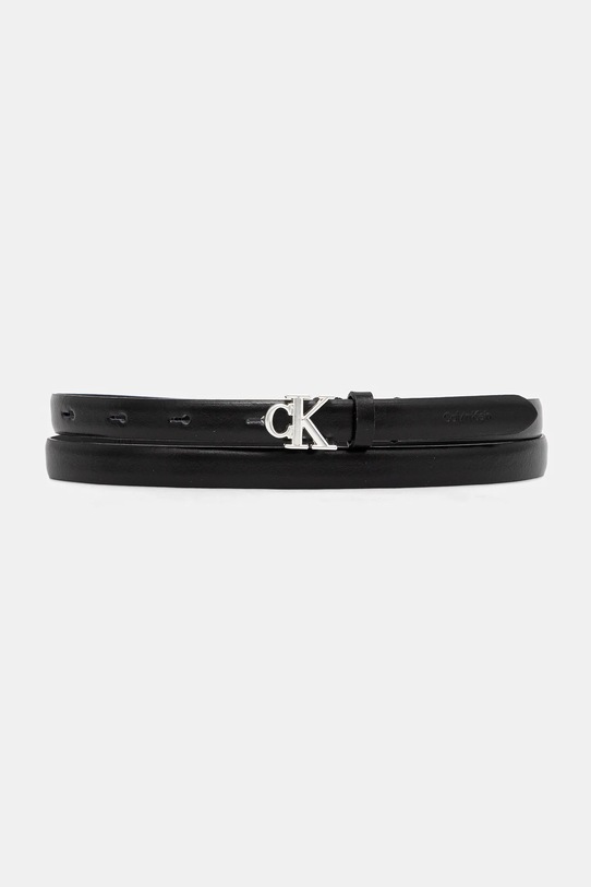 Шкіряний ремінь Calvin Klein Gift Box чорний LV04F7055G