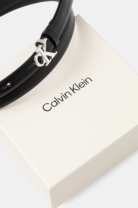 Аксесуари Шкіряний ремінь Calvin Klein LV04F7055G чорний