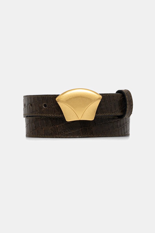Sessun curea de piele verde 25116002