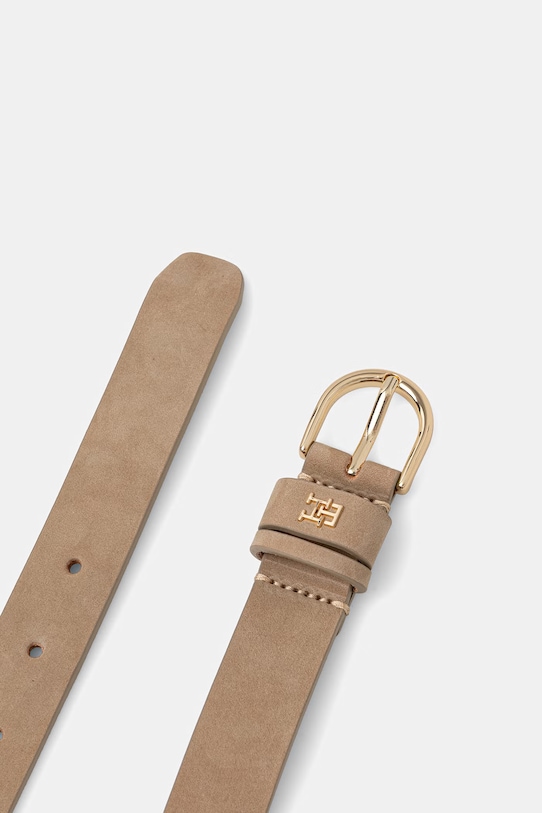 Tommy Hilfiger opasok dámsky kožený AW0AW17762 béžová SS26