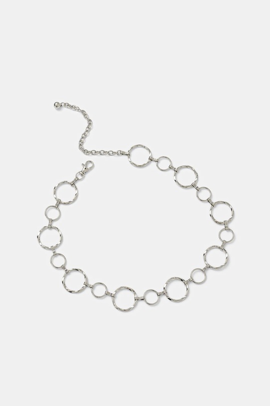 Morgan pasek 3META srebrny AW25