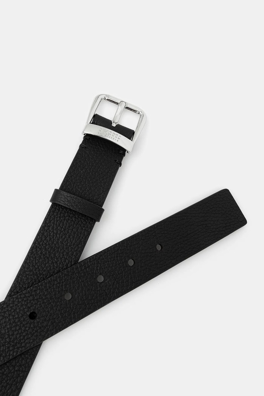 MM6 Maison Margiela pasek skórzany SA6TP0040.P8326.T8013 czarny AW25