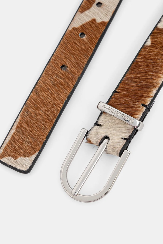 Pedro del Hierro pasek skórzany 4692161 brązowy AW25