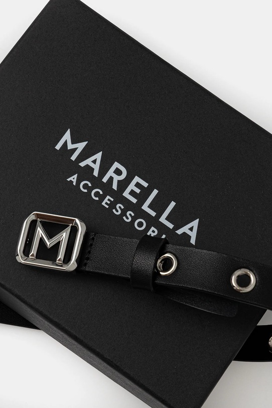 Marella pasek skórzany 2523506036200 czarny AW25