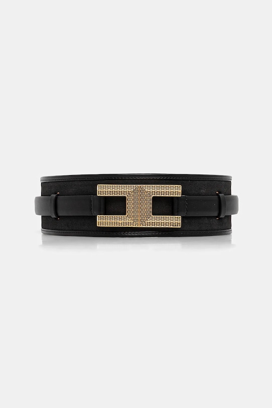 Elisabetta Franchi curea sintetic negru CT52S57E2