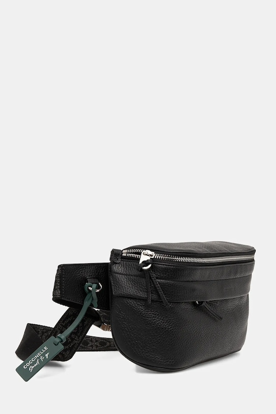 Coccinelle borsetă de piele E1.MUK.87.02.01 negru AW25