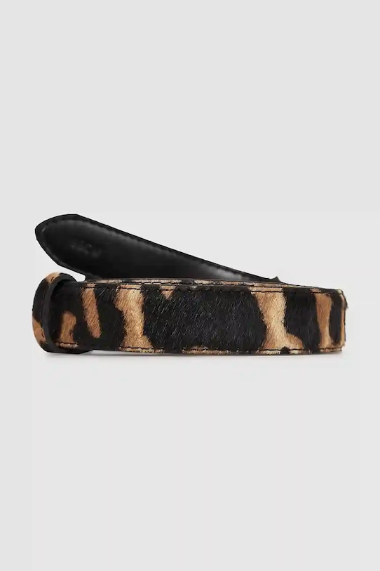 Karl Lagerfeld curea de piele A4W33024 maro AW25