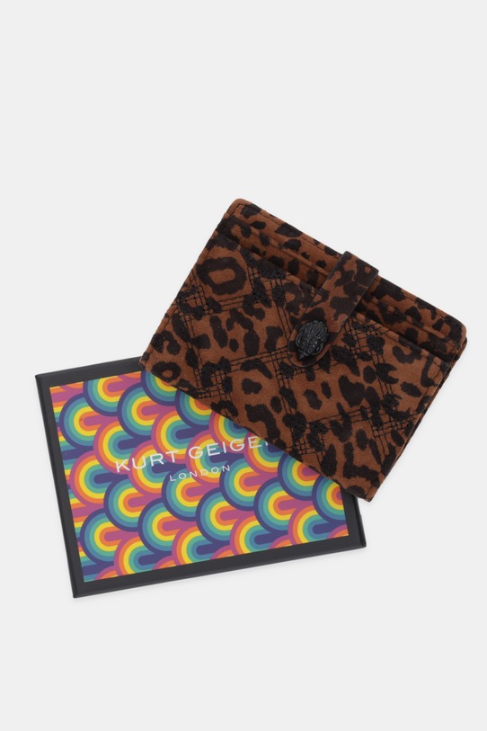 Kurt Geiger London etui na karty skórzane 5018439289 brązowy