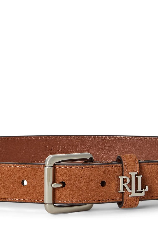 Σουέτ ζώνη Lauren Ralph Lauren 412978433 καφέ AW25