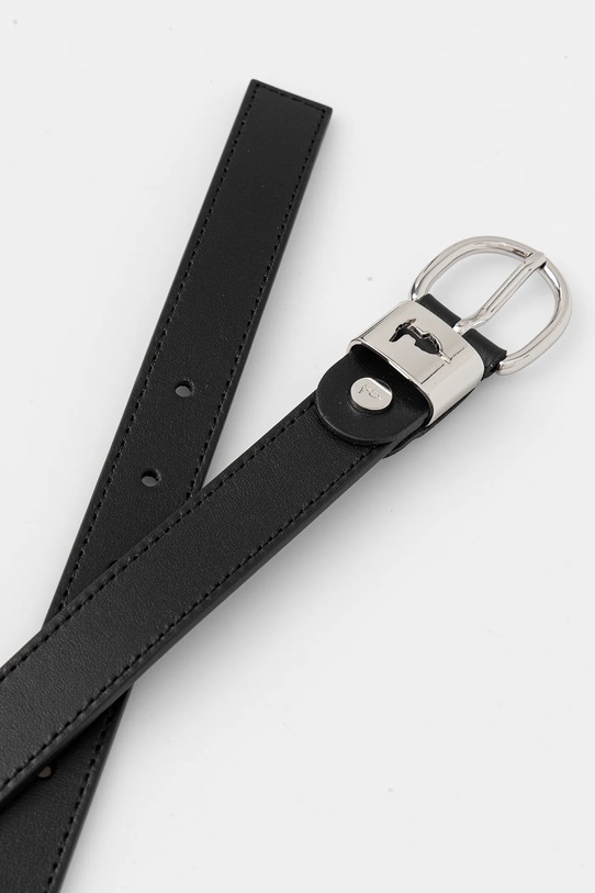 Trussardi curea de piele B344B000005N negru AW25